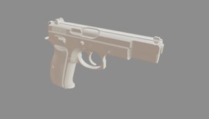 weapon gun pistol 3D model