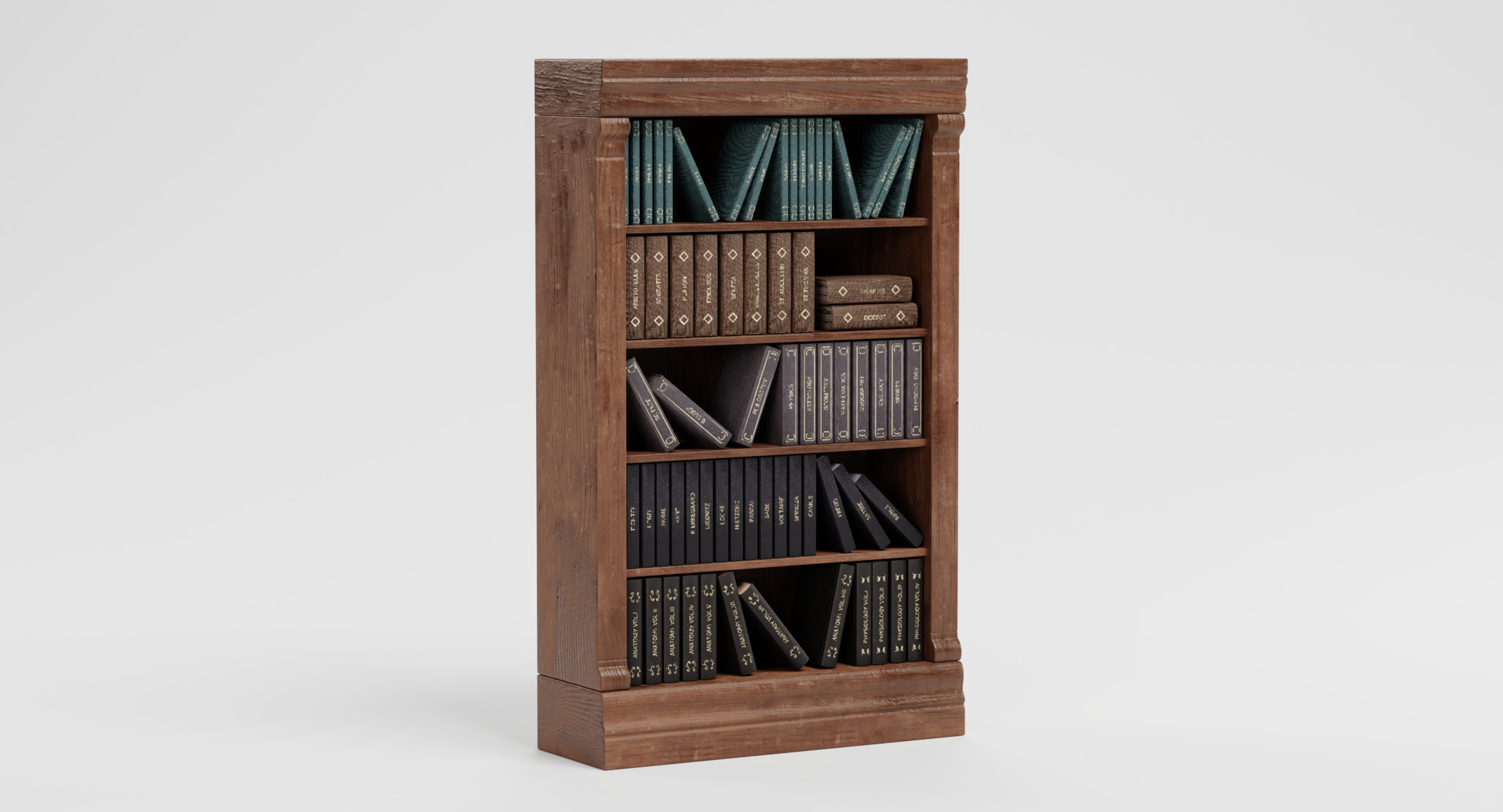 bookshelf 1 3d model
