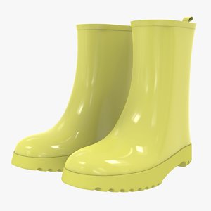 kid rubber boots model