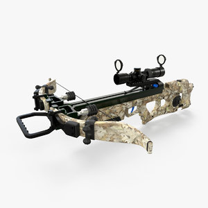 3D model hunting crossbow
