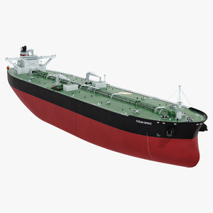 vlcc tanker boat model