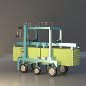 crane container 3D model