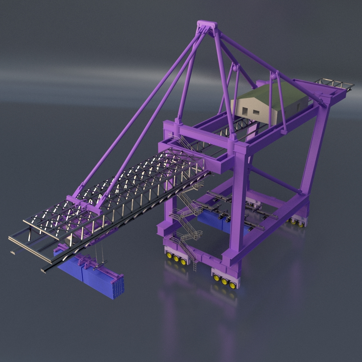 起重机3d模型