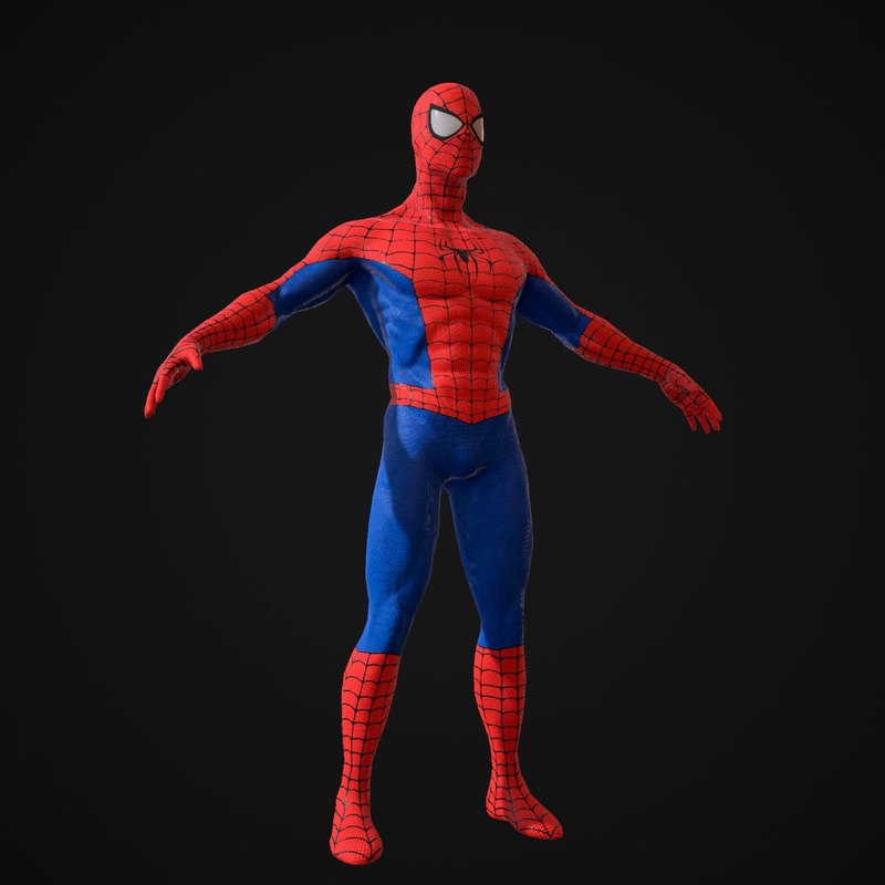 3D model spider man TurboSquid 1376510