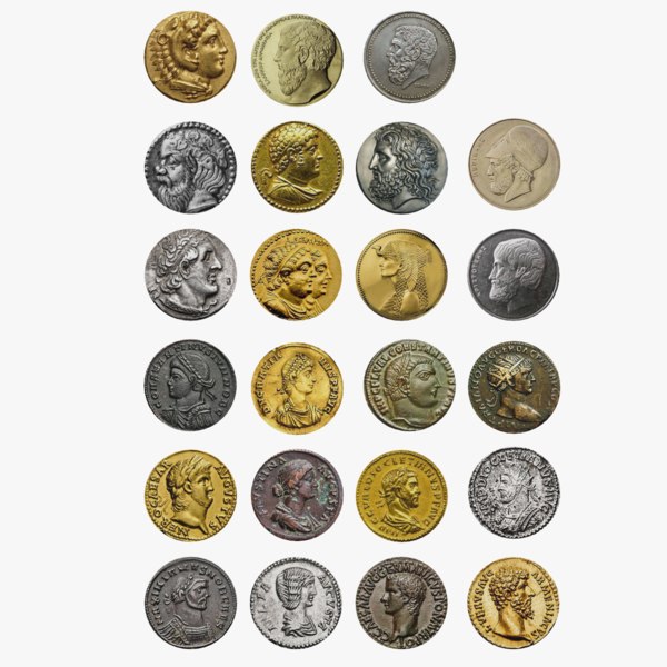 coins ancient greek model