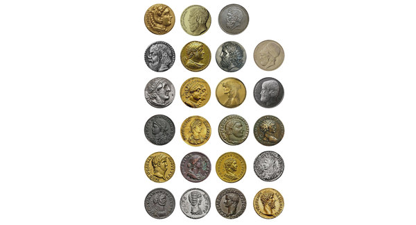 coins ancient greek model turbosquid 1376697