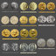 coins ancient greek model