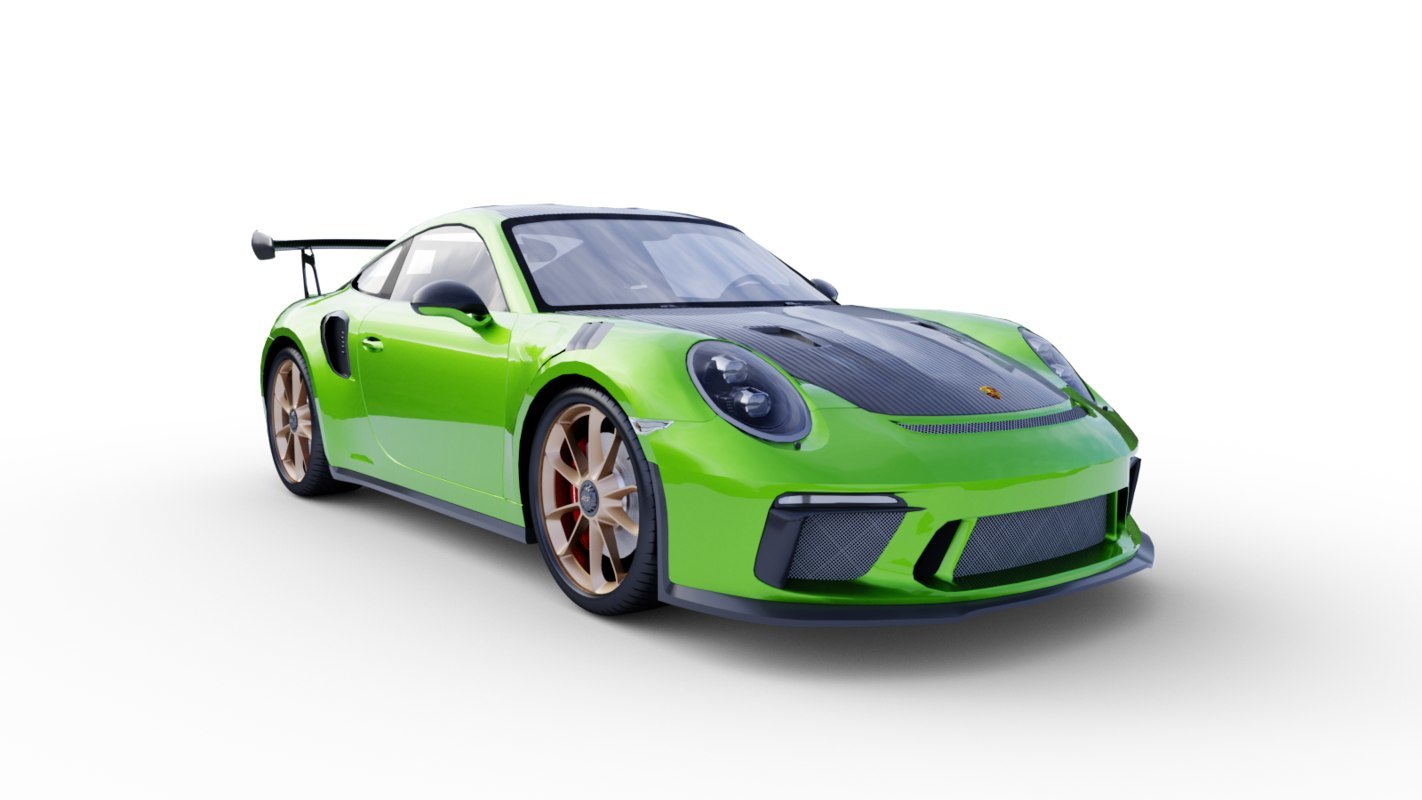 Porsche 911 gt3 rs 3D model - TurboSquid 1310428