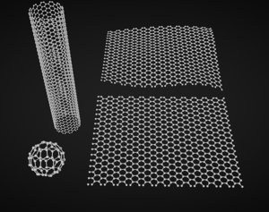 3D carbon structures graphene nanotube