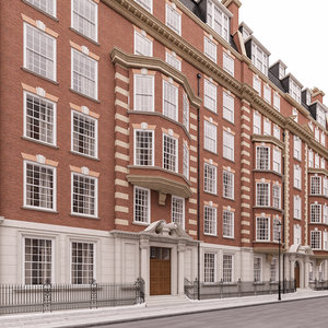 regency facade westminster london model