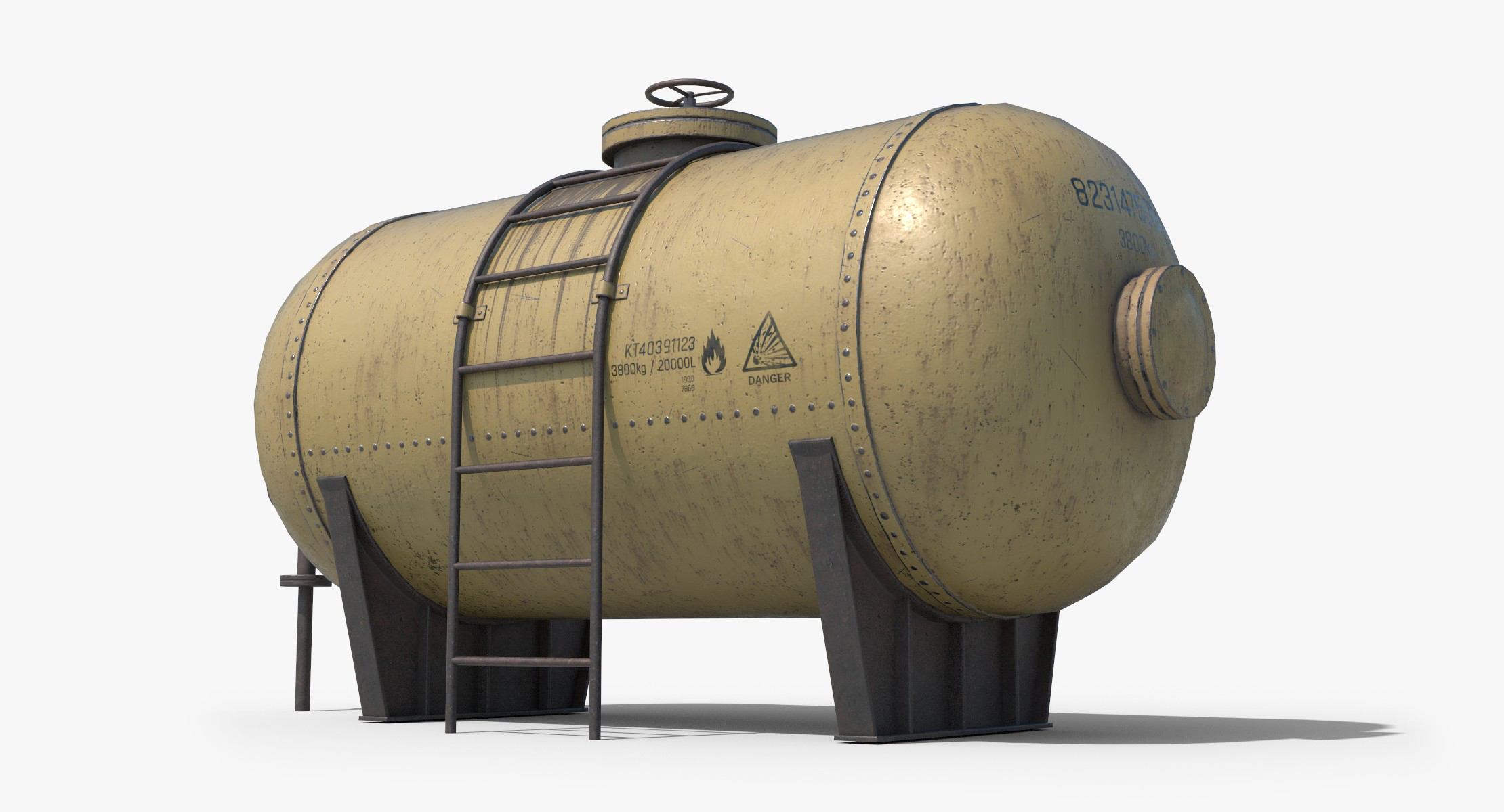 Oil tank containers 3D model - TurboSquid 1377112