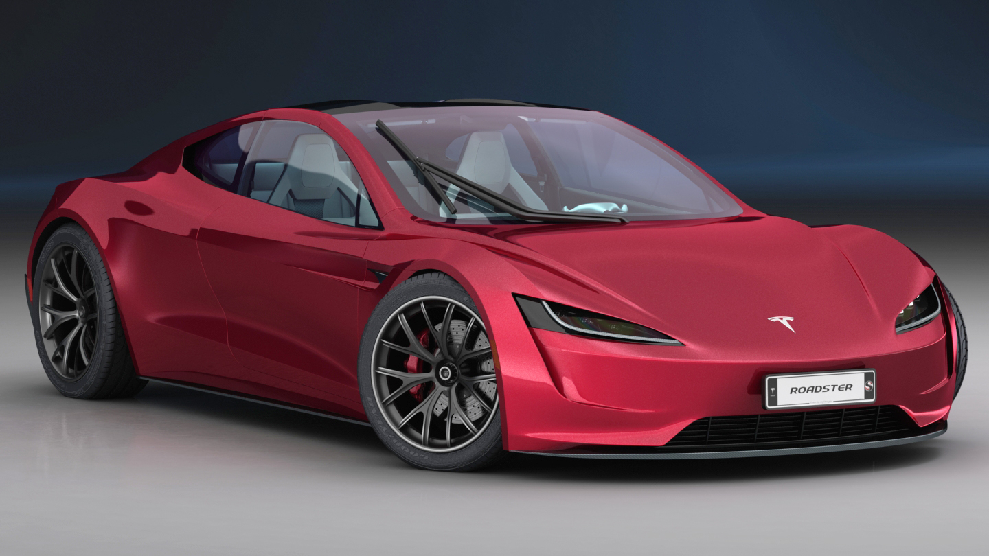 Tesla Roadster 2020 Opening Doors