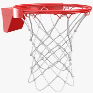 basketball rim modeled 3D model