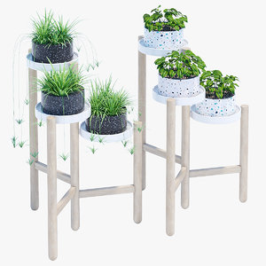satsumas plant stand 3D