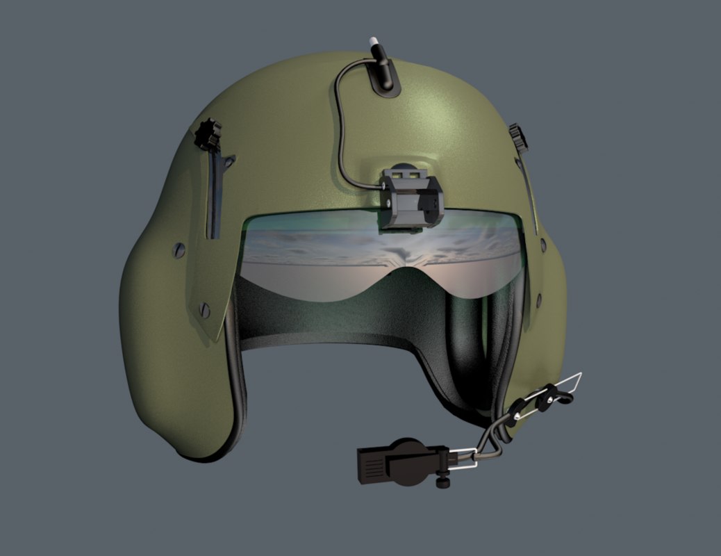 Pilots Helmet 3d Turbosquid 1377580 - roblox pilot helmet model