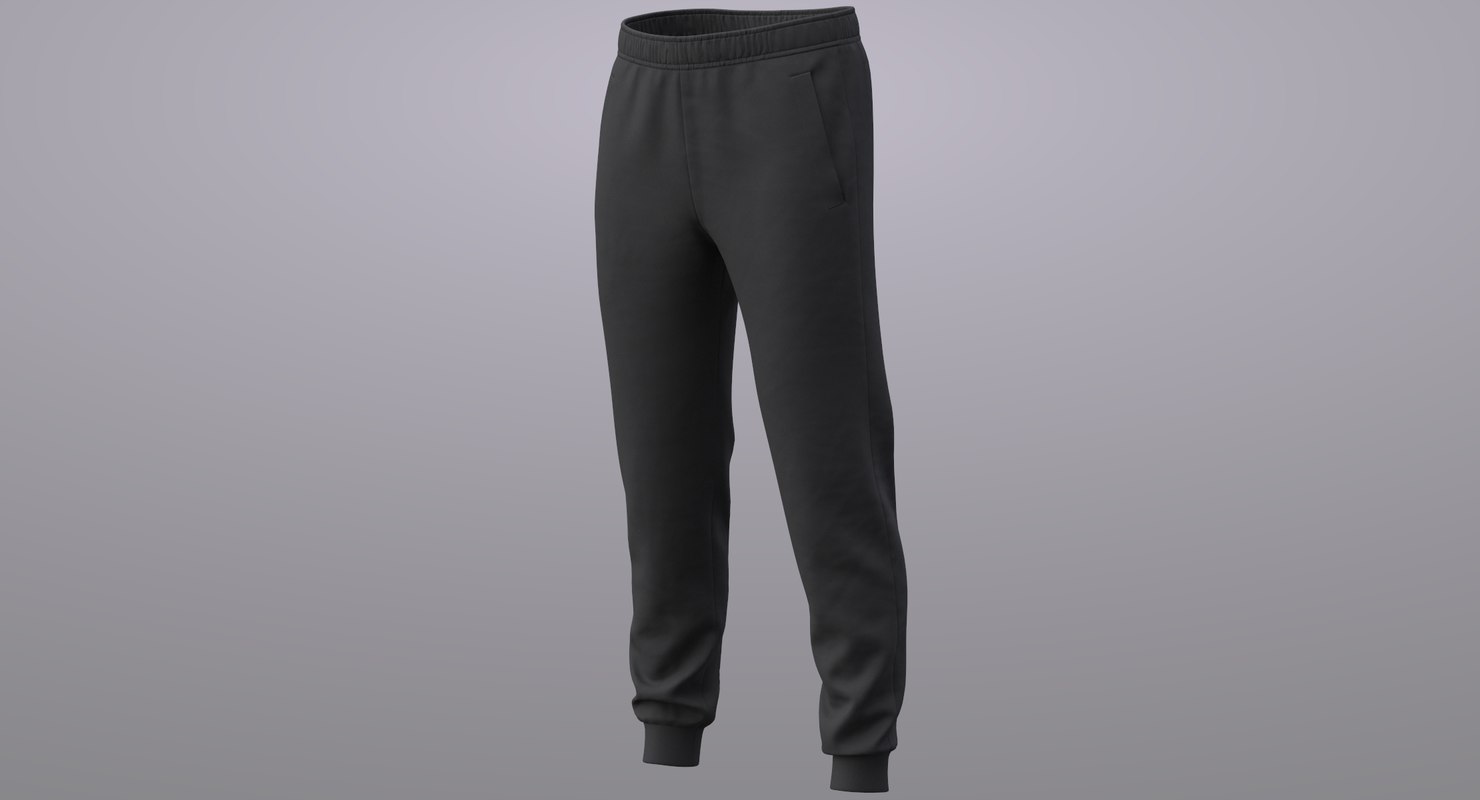 3D realistic sweatpants pbr 01 - TurboSquid 1377579