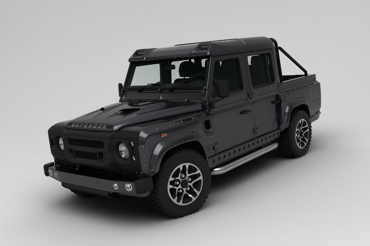 3D land rover defender TurboSquid 1377613