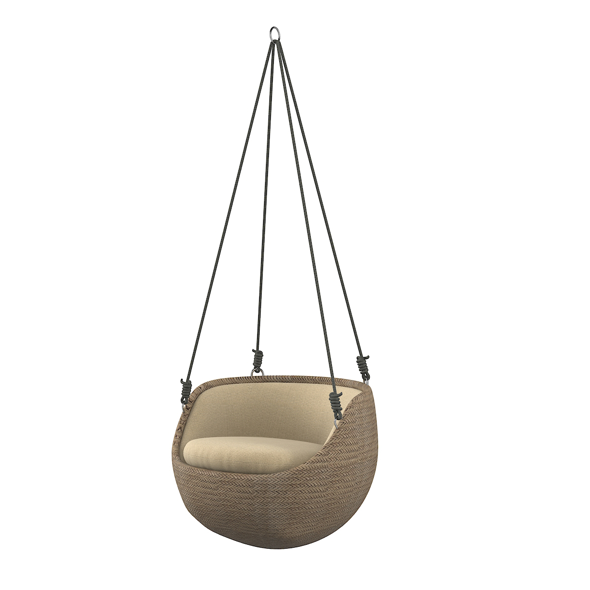 3d Easy Swing Wicker Turbosquid 1377837