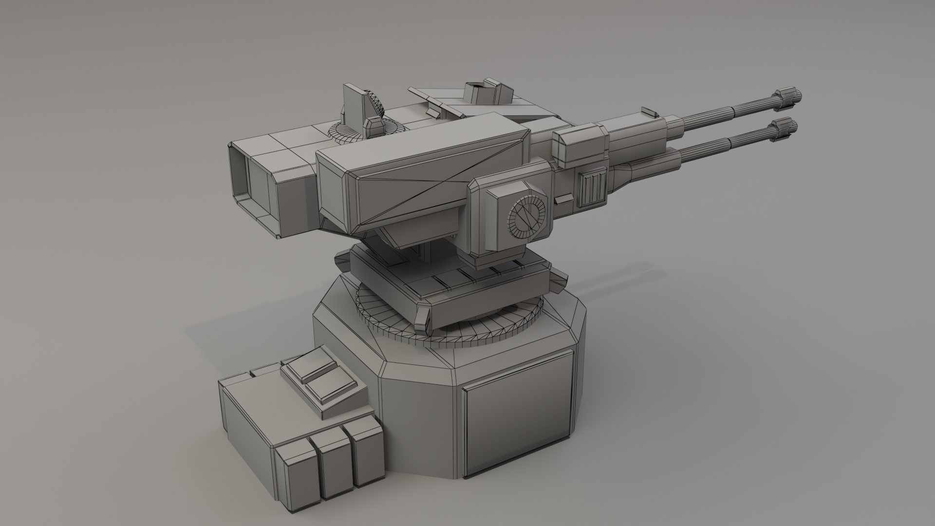 modèle 3D de Mitraillette - TurboSquid 1372470