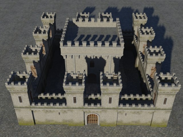 Medieval fortress 3D - TurboSquid 1378077