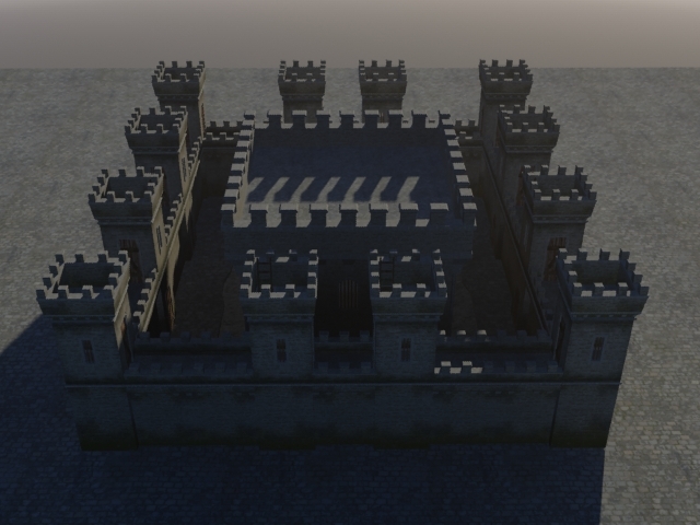 Medieval fortress 3D - TurboSquid 1378077