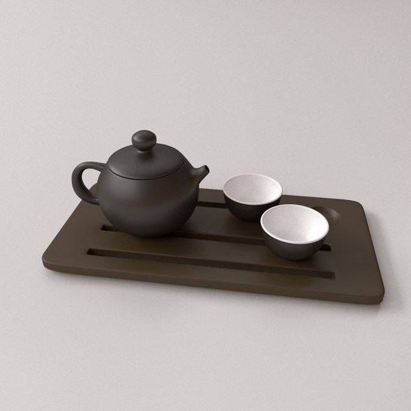 3d Model Chinese Tea Set Turbosquid 1378083