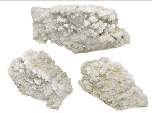 dead sea salt rock 3D model