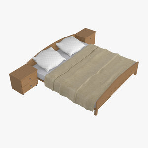 bed sidetable 3D model