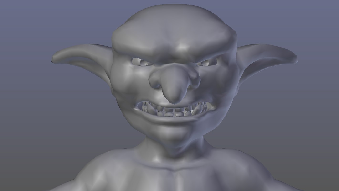 3D goblin blender TurboSquid 1378153
