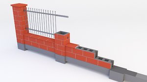 3D fence block