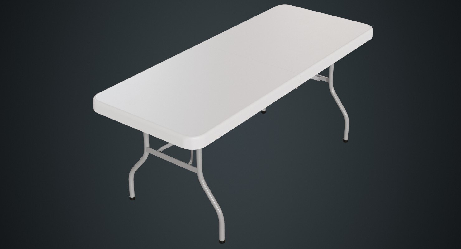 Folding table 1a 3D model - TurboSquid 1378373