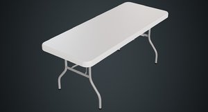 folding table 1a 3D model