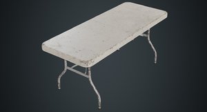 folding table 1b 3D model