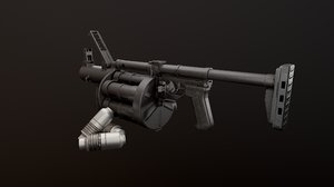 grenade launcher 3D model