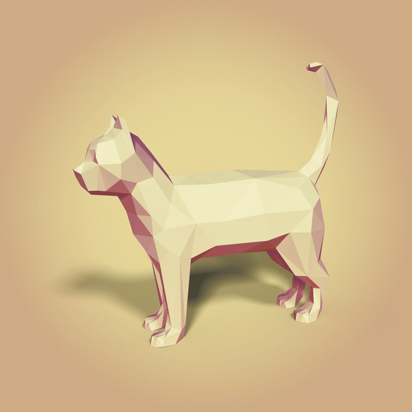 3d猫的模型
