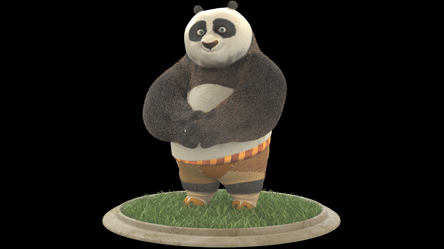 Kung Fu Panda (PO) Model 3D - TurboSquid 1378409