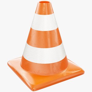 3D road cone
