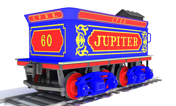 train tender 3D model