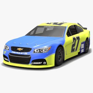 3D richard childress racing nascar model