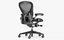 3D herman miller aeron office chair