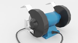 3D bench grinder model