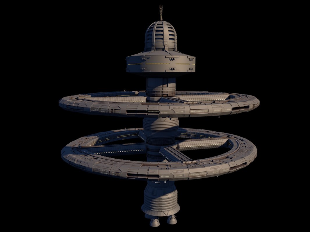 3D model space station - TurboSquid 1379002