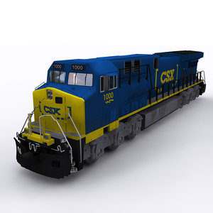3D csx locomotive hopper model
