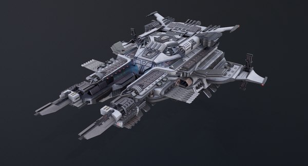 Sci-fi spaceship 3D - TurboSquid 1379098