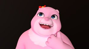 bear pink - hight model