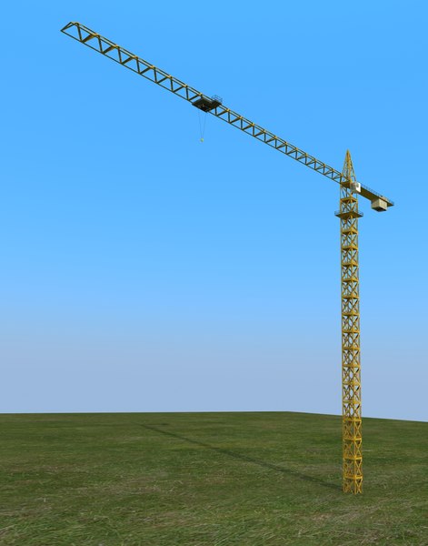 Tower crane 3D model - TurboSquid 1379216