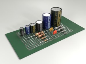 resistor electronic 3D model