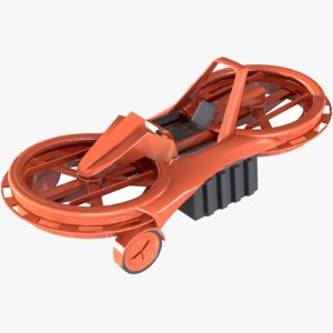 aero-x hoverbike 3D model