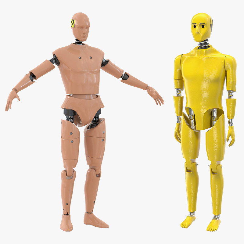 3d Model Crash Test Dummies 3 Turbosquid 1379594