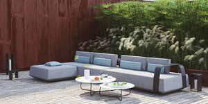 manutti sofa outdoor scene 3D